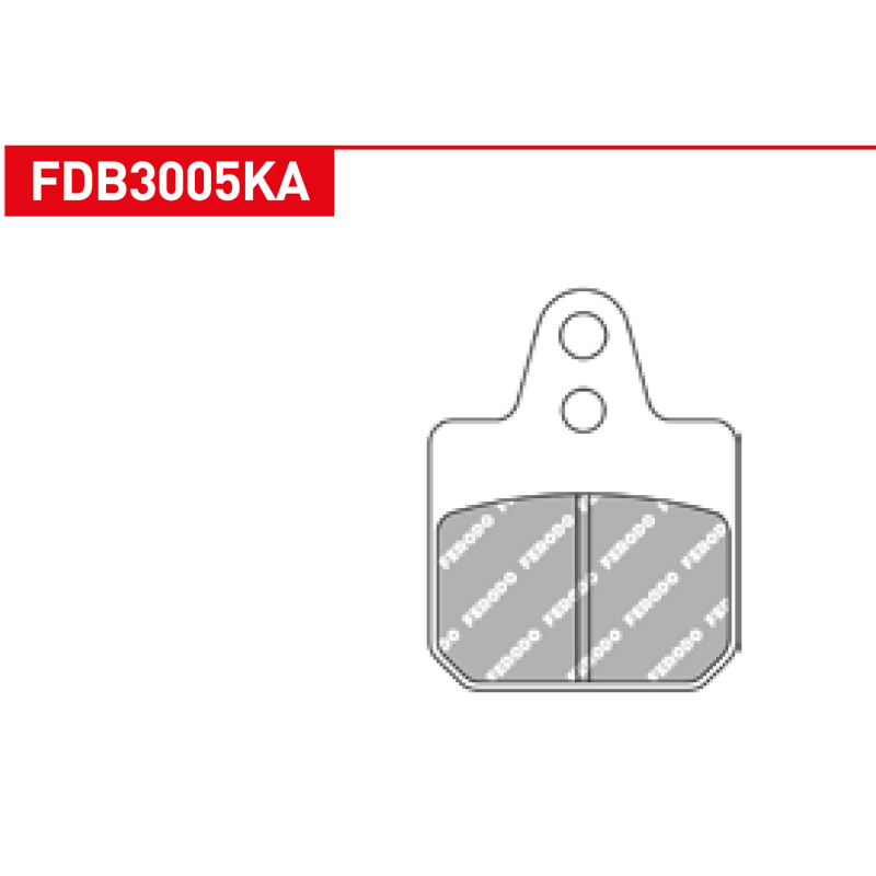 Ferodo FDB3005KA jarrupala Ferodo FDB3005KA jarrupala